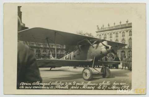 Avion allemand capturé (Nancy)